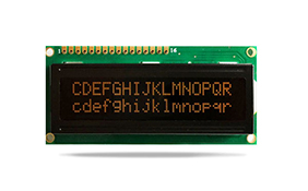 字符型車載液晶模塊JXD1602A FSTN 負(fù)顯 橙光